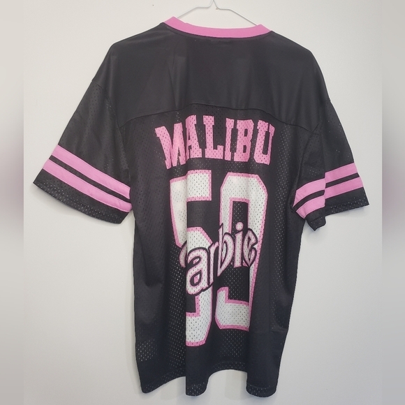 2156- Barbie Malibu Jersey Pink And White Color Size XL NWT - Picture 2 of 9
